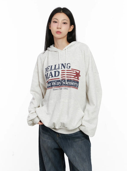 Retro Graphic Hoodie CG525