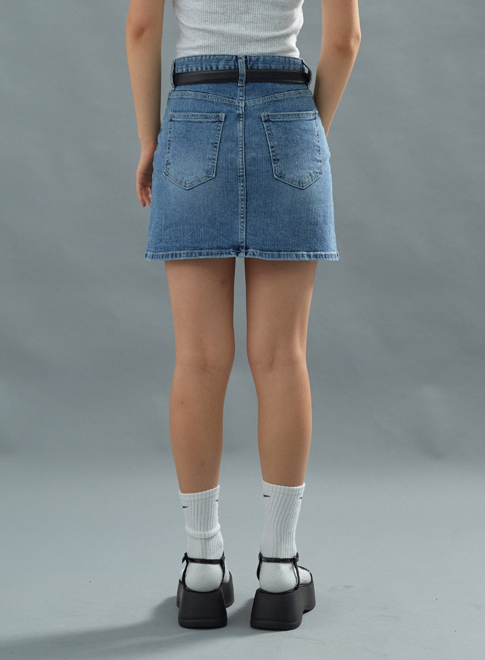 Basic Denim Miniskirt CU22