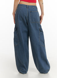 cargo-buttoned-jeans-iy410