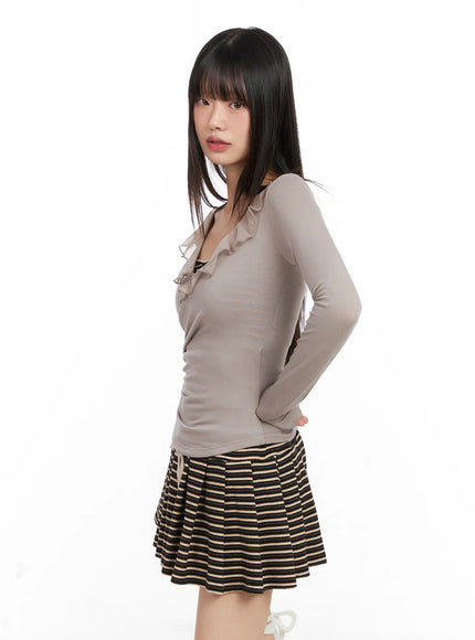 ruffled-v-neck-chiffon-top-cn520