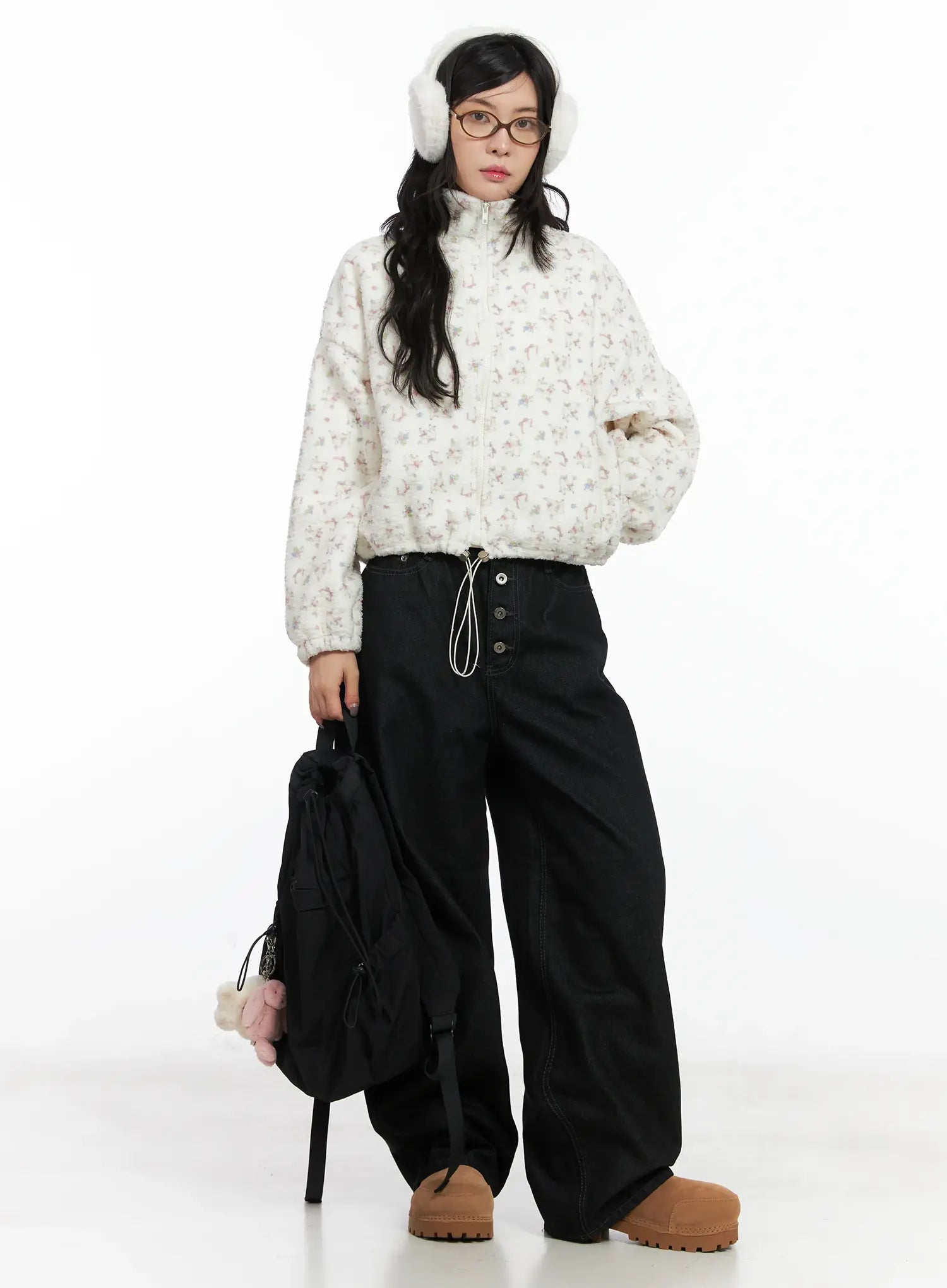 Kelfie Overfit Fleece Jacket CN528