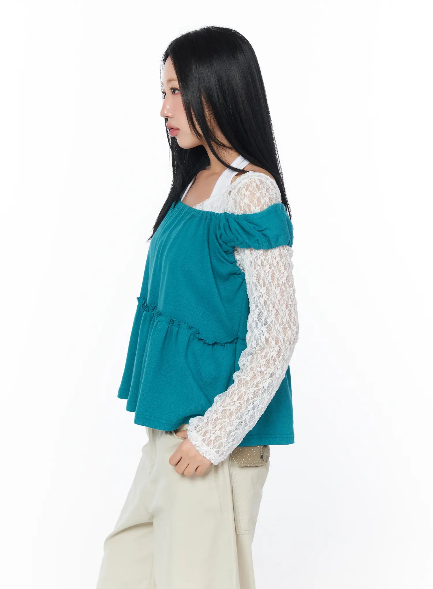 puff-sleeve-shirred-blouse-cy512