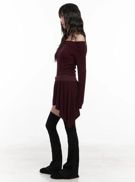 off-shoulder-flared-mini-dress-cn511