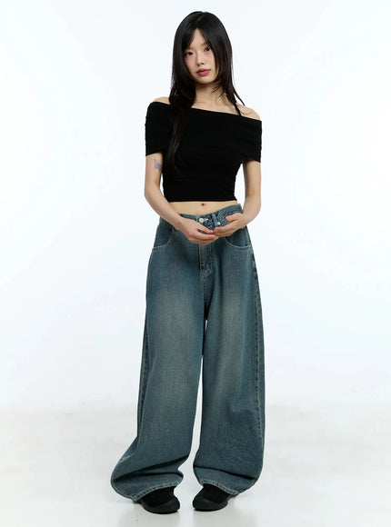 shirred-off-shoulder-short-sleeve-tee-iu525