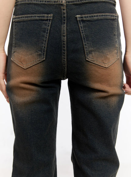 Dalia Vintage Washed Flare Jeans CO501