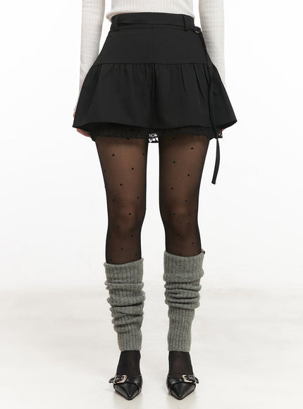 lace-buckle-flare-mini-skirt-im524