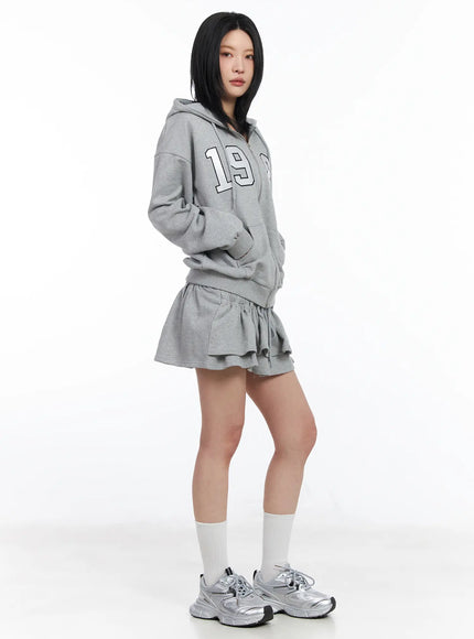 Graphic Varsity Hoodie CF526