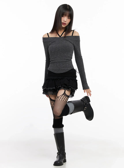 ribbon-ruffle-skirt-in503