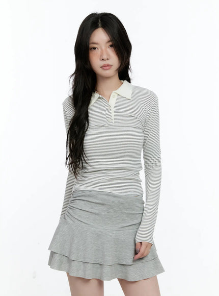striped-collar-long-sleeve-top-cn517