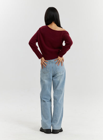 solid-asymmetrical-neck-long-sleeve-knit-top-od320