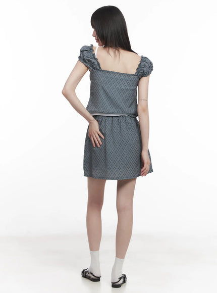 plaid-strapped-mini-skirt-cu518