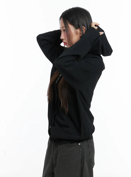 Casual Hooded Knit Cardigan CS503