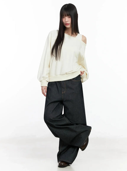 Casual Asymmetric Sweatshirt IM523