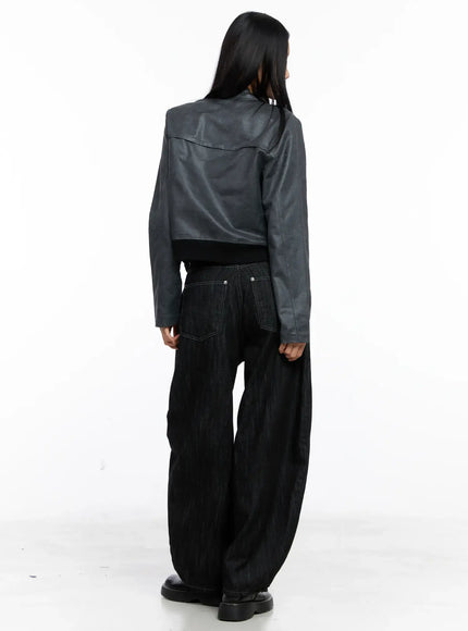 Miles Rhinestone Barrel Jeans CS509