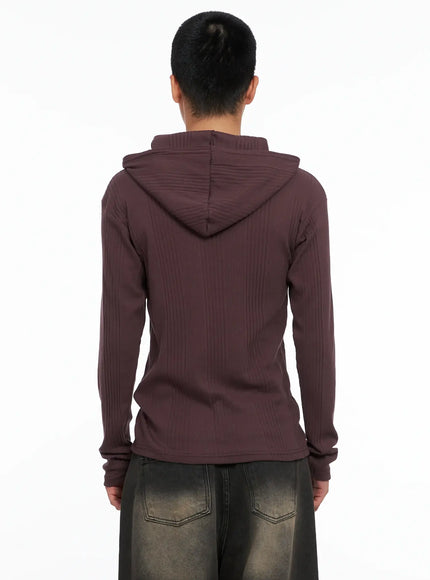 mens-henley-neck-long-sleeve-hoodie-is502