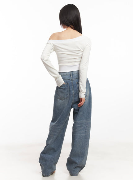 one-shoulder-wrap-long-sleeve-crop-top-ca522