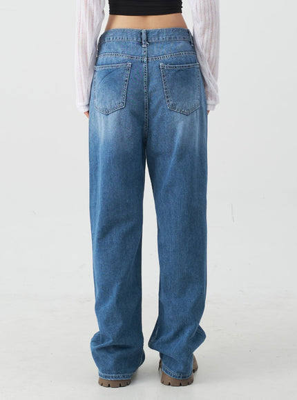 Wide Leg Denim Pants CJ13