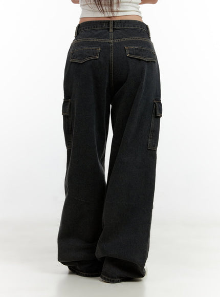 celine-cargo-stitch-denim-baggy-jeans-cn406