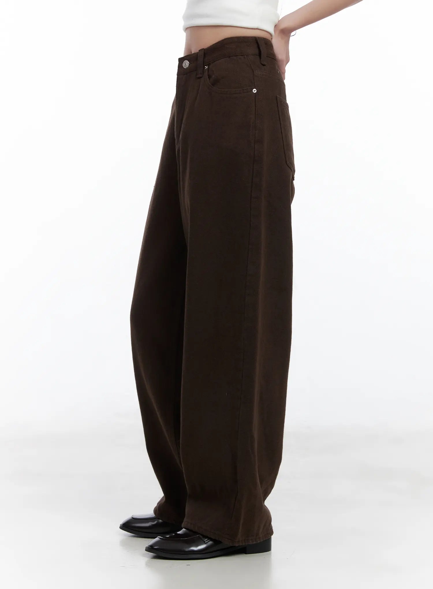 Cozy Fleece Wide-Leg Pants CN526
