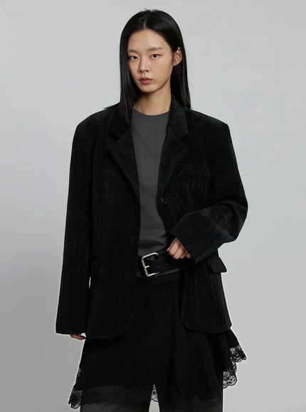 Classic Velvet Oversized Blazer IM520