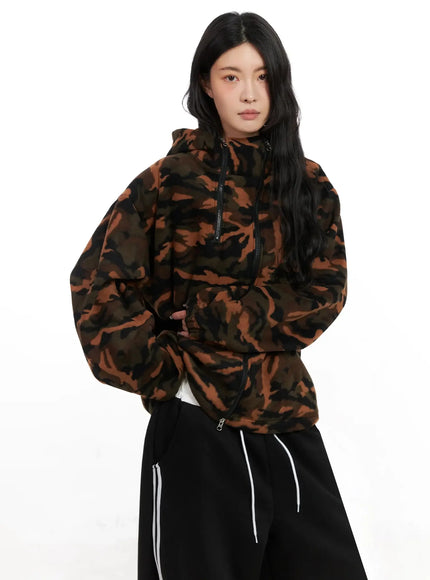 abstract-print-double-zip-fleece-hoodie-in528