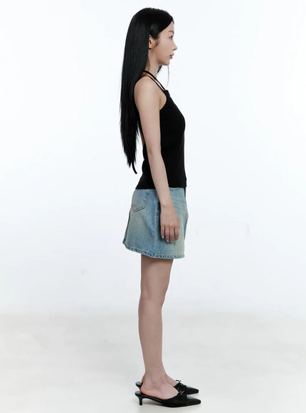 lace-trim-halter-tank-cg512