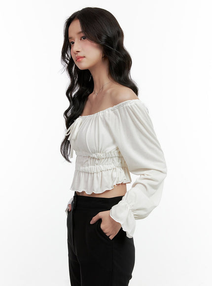 chic-frill-off-shoulder-blouse-on404