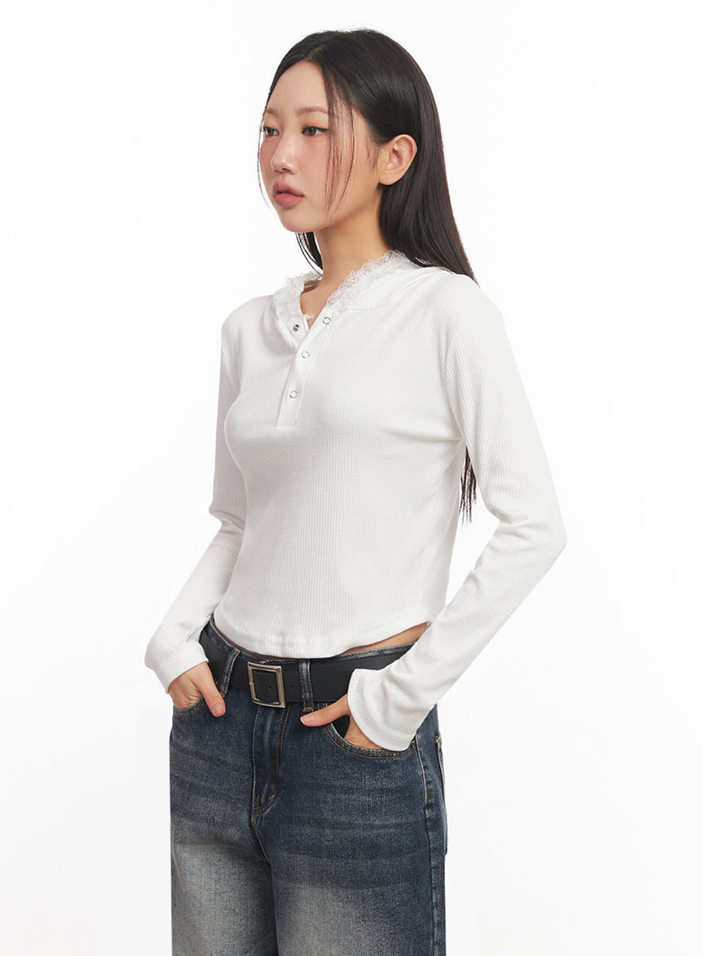 lace-trim-crop-hoodie-ia524