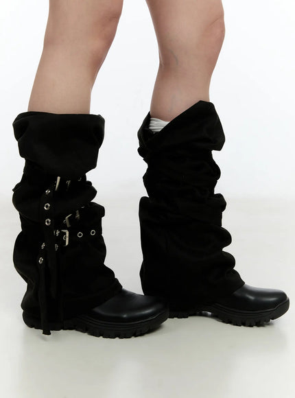 Belted Y2K Leg Warmers CN517