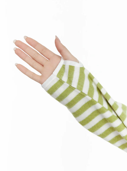 Oversized Striped Hoodie CJ515