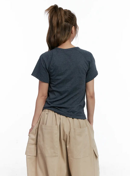 Star Graphic Short-Sleeve Top CL514