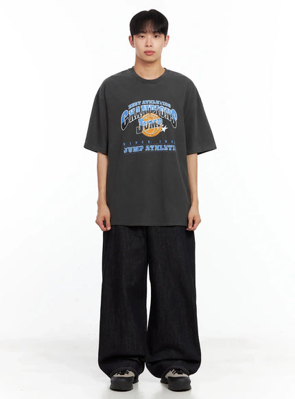 Men's Sporty Graphic T-Shirt IL516