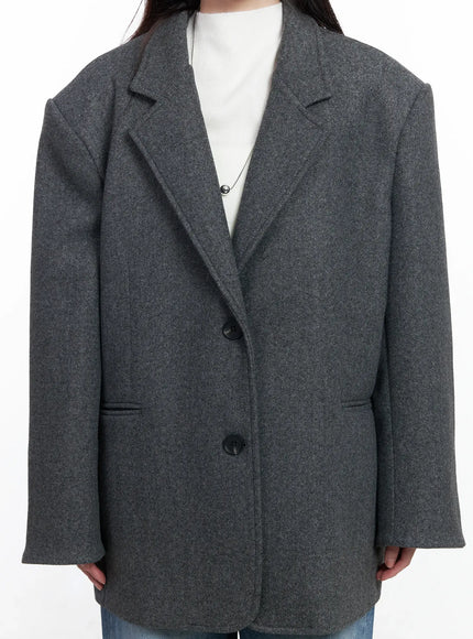 Oversized Wool Blazer IJ529