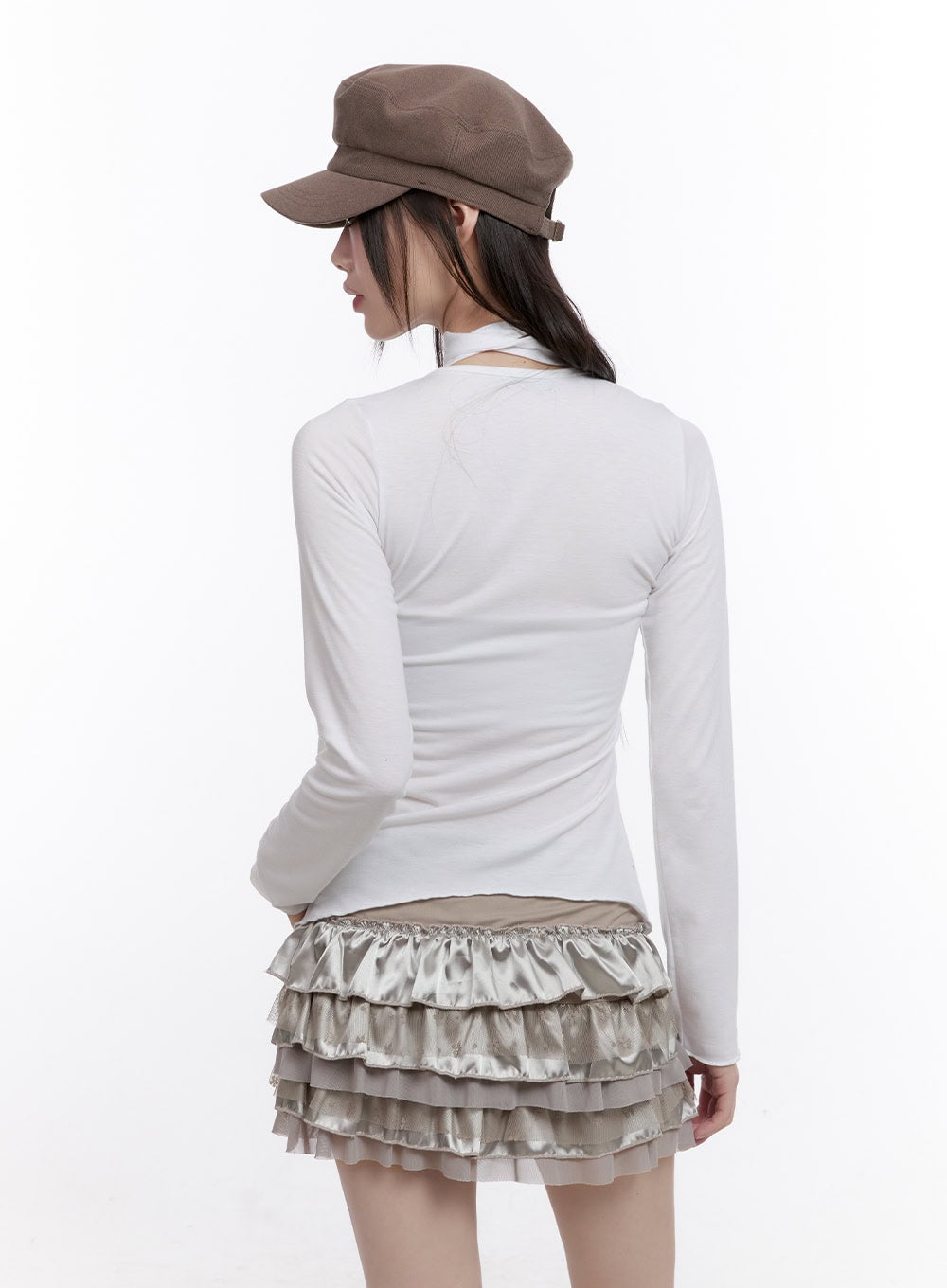 gathered-slim-fit-long-sleeve-top-cf512