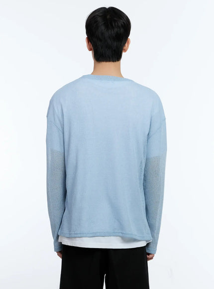 Men's Mesh Long-Sleeve Top IG501