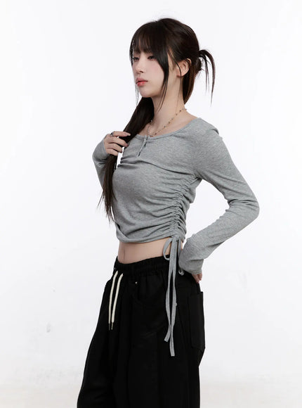 shirred-long-sleeve-crop-top-co501