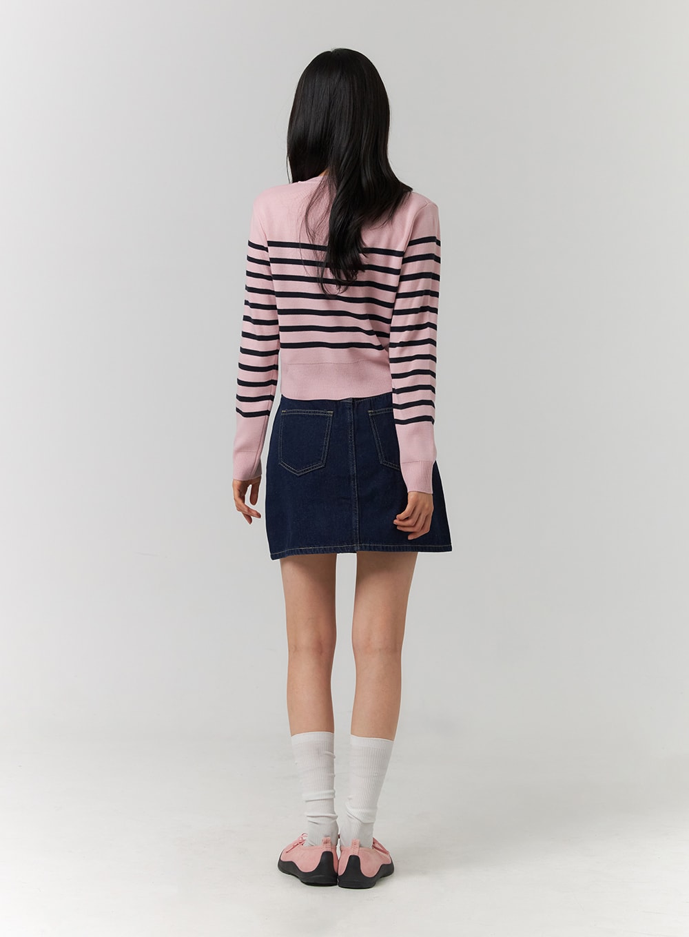 round-neck-striped-knit-cardigan-oj423