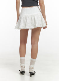 frill-lace-mini-skirt-cl431