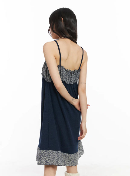 lace-ribbon-mini-dress-cd531