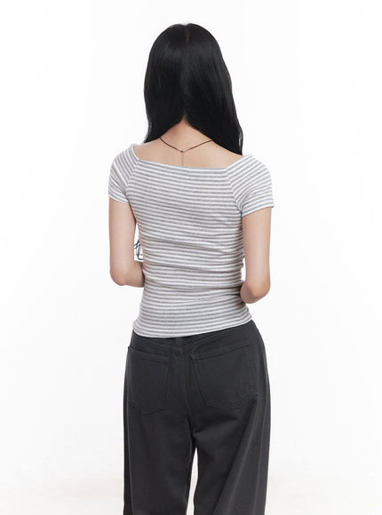 stripe-off-shoulder-top-cy526