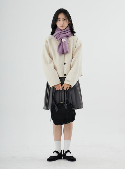 Square Zipper Shoulder Bag ON04