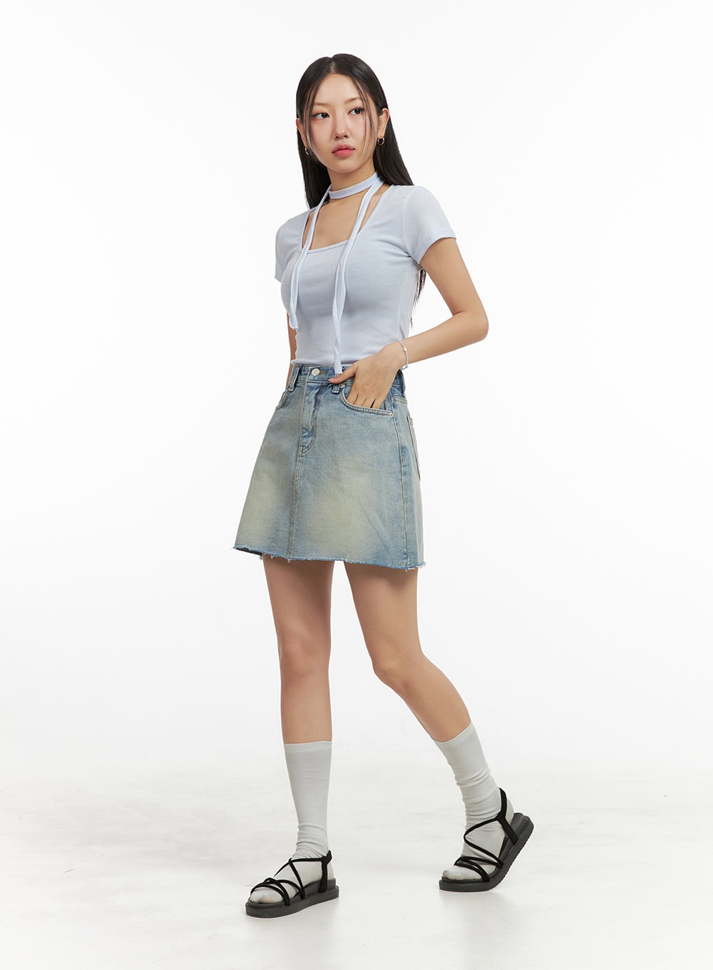 washed-mini-denim-skirt-ou407