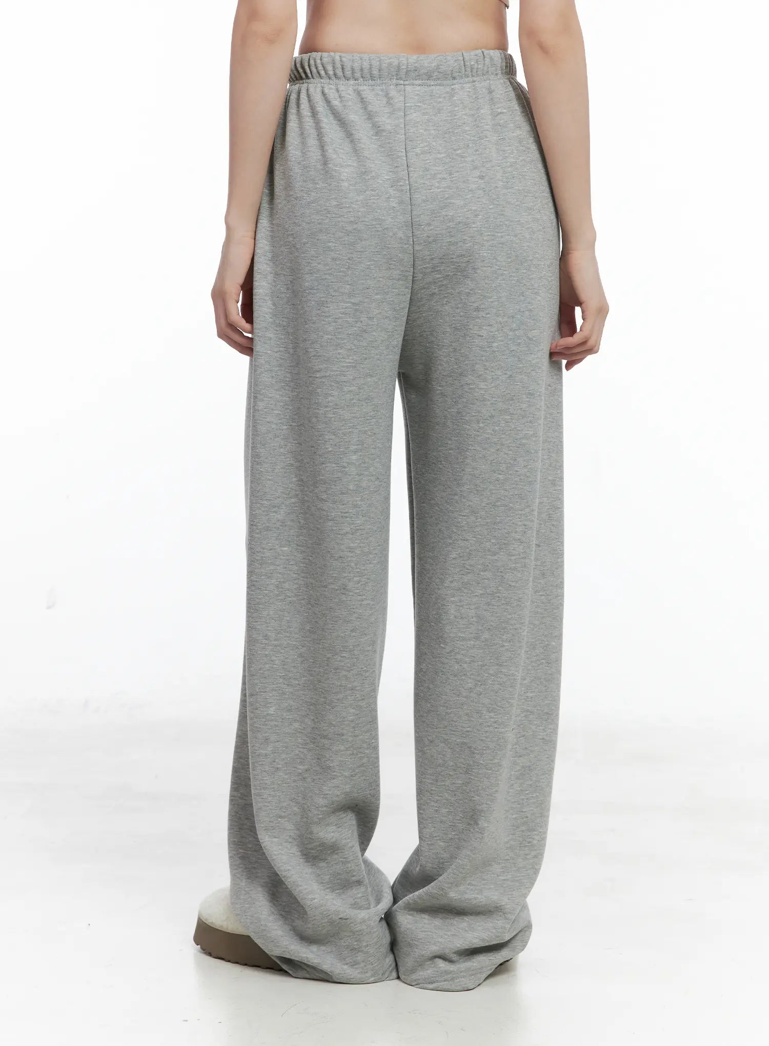 Warm Fleece Wide Sweatpants CN518