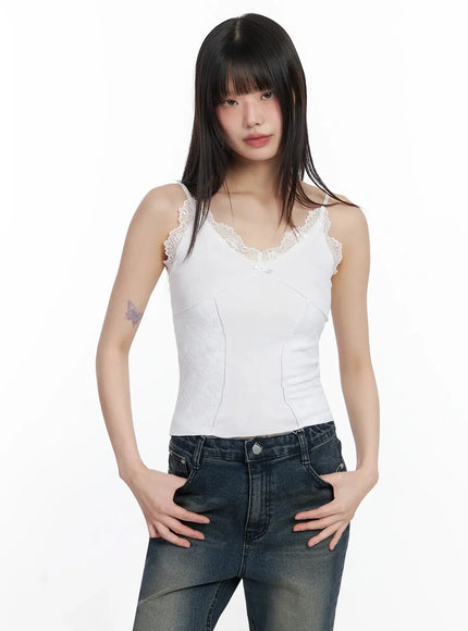romantic-lace-trim-cami-top-f517