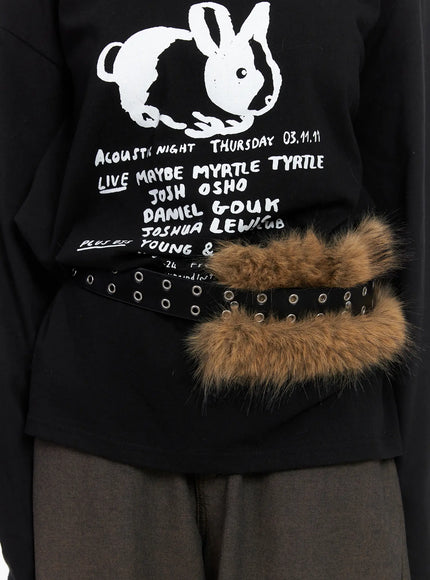 faux-fur-eyelet-belt-cn521