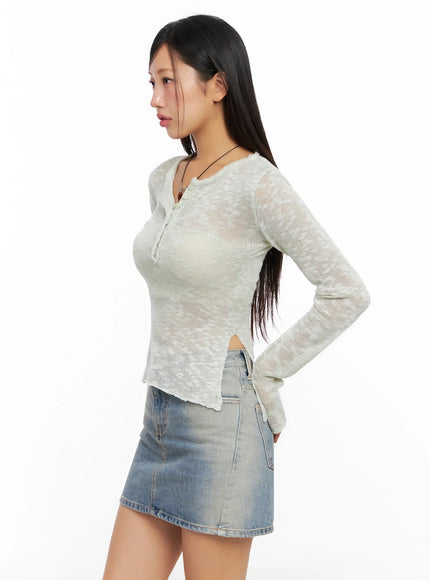sheer-buttoned-neck-long-sleeve-top-ig527