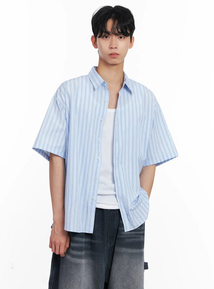 mens-striped-button-up-shirt-il504