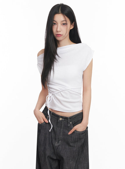 asymmetric-short-sleeve-wrap-shirt-iy516