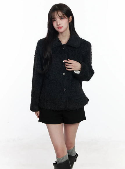faux-fur-two-pocket-half-jacket-ij529