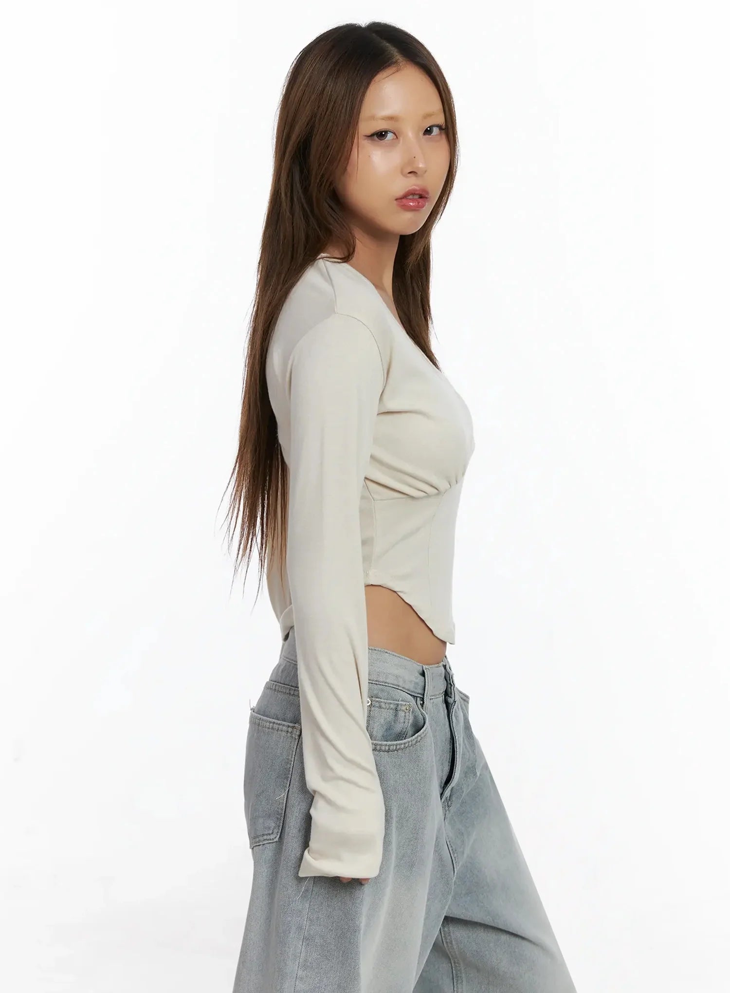 ruched-crop-top-in528